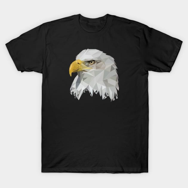 eagle lowpoly art T-Shirt by Amartwork